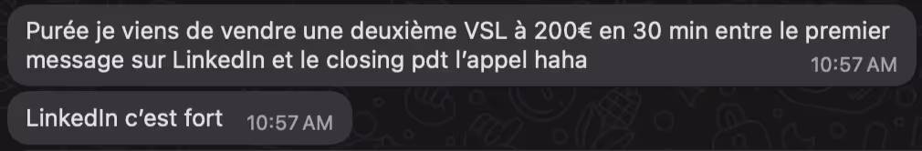 screenshot of whatsapp text messages