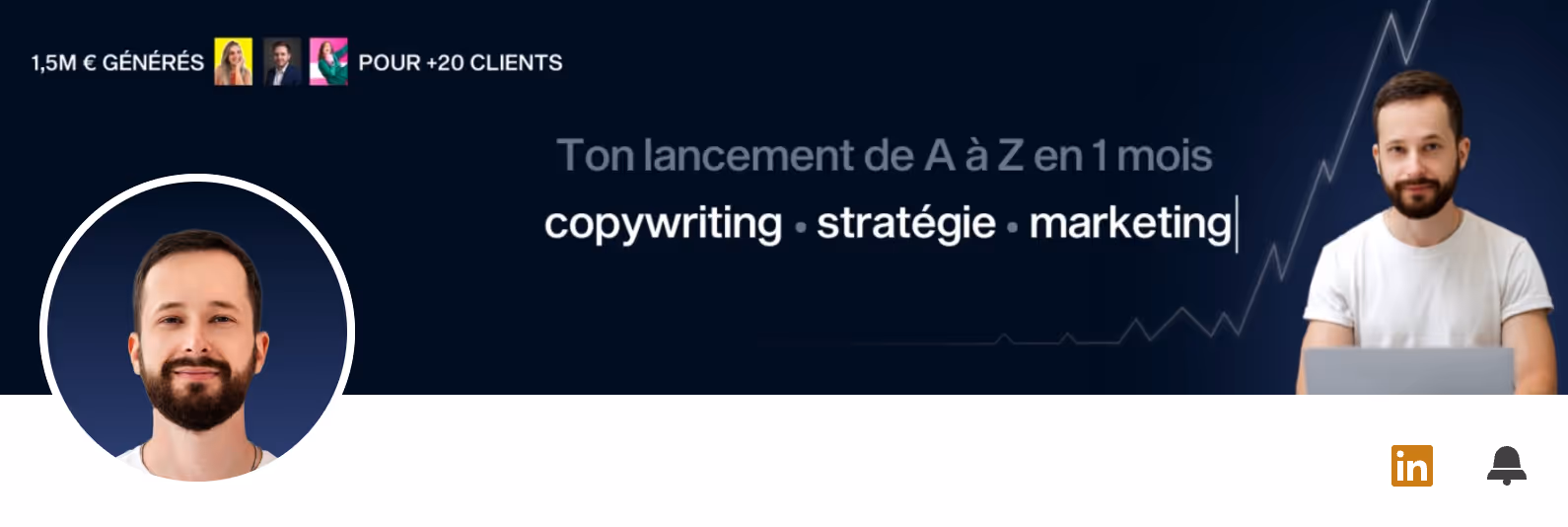 a screenshot of a LinkedIn banner