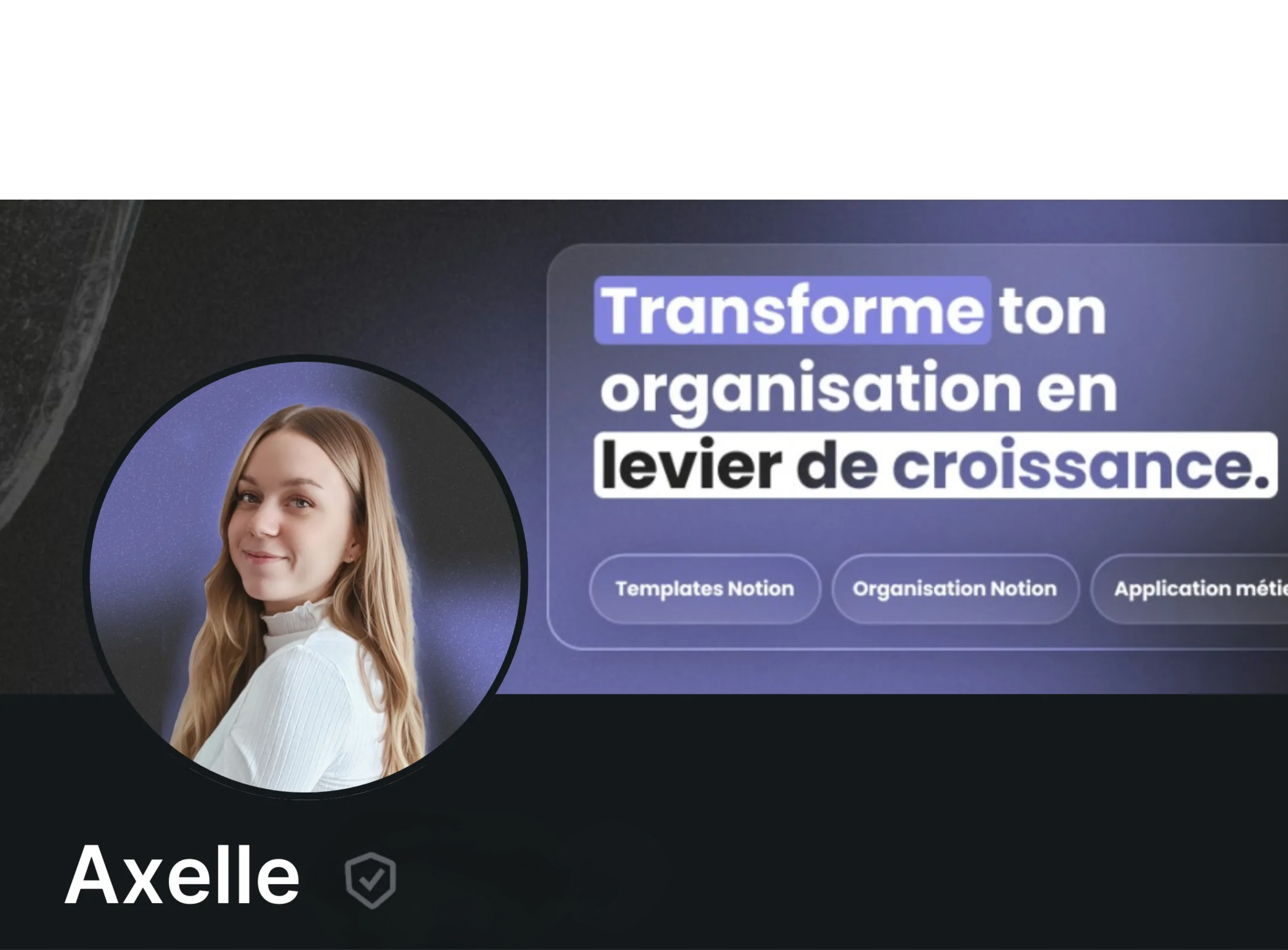 a screenshot of a LinkedIn banner