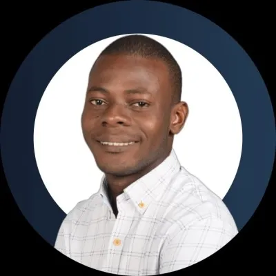 profile picture of a young guy wearing a white shirt on a dark blue background